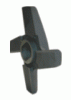 Нож крестовой односторонний с буртиком для волчка с диаметром решетки 200 мм