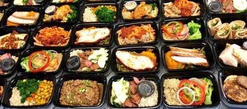 Серия 210 лотков для готовых обедов