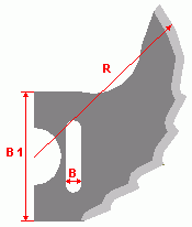 Куттерный нож Л5 ФКМ(Б) тип 5