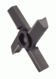 Нож крестовой с буртиком для волчков с диаметрами решетки 114 и 130 мм